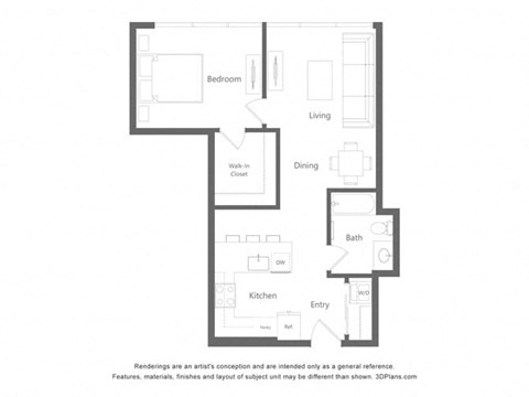 illustration of a hypothetical hypothetical floor plan